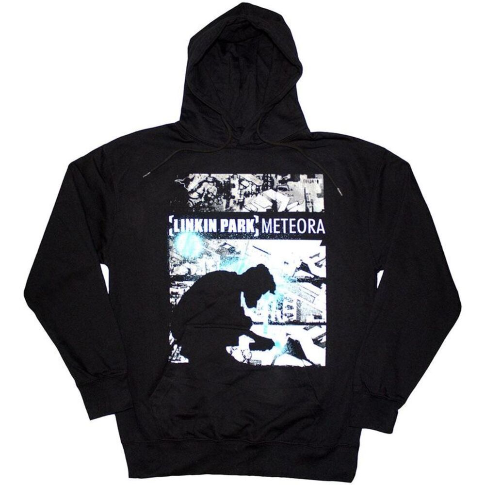 Linkin Park Unisex Adult Meteora Drip Collage Pull Over Hoodie / Black
